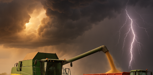 Żniwa 2025 w centrum Polski: jęczmień schodzi z pola, rzepak puka do bram